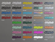 Farbübersicht der StickyWorld Sticker