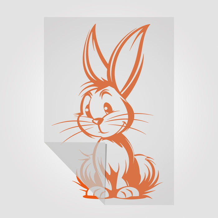 Niedlicher Hasensticker StickyWorld Exclusive | Foliensticker