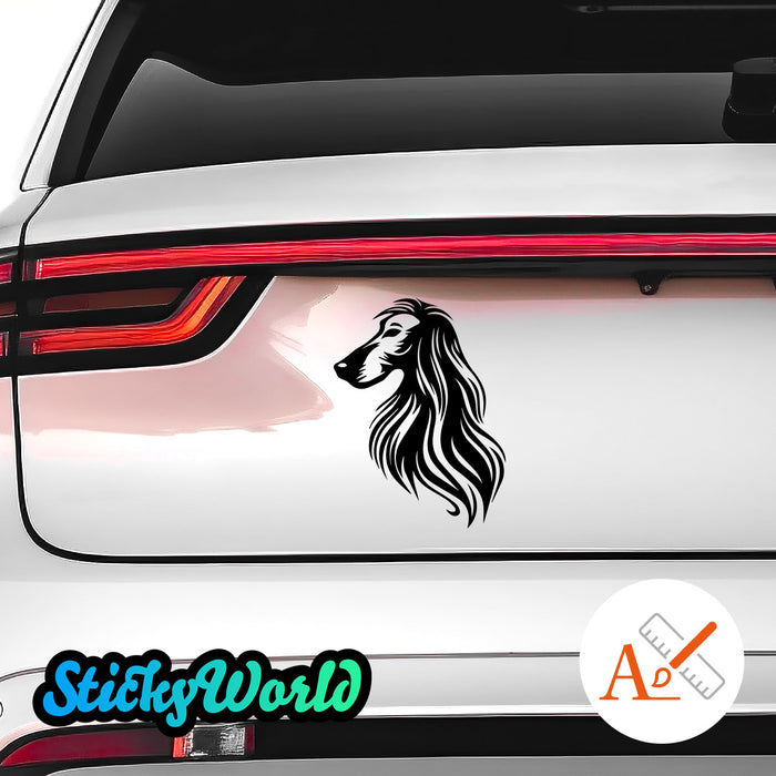 Afghanischer Windhund Hunde Sticker StickyWorld Exclusive | Foliensticker