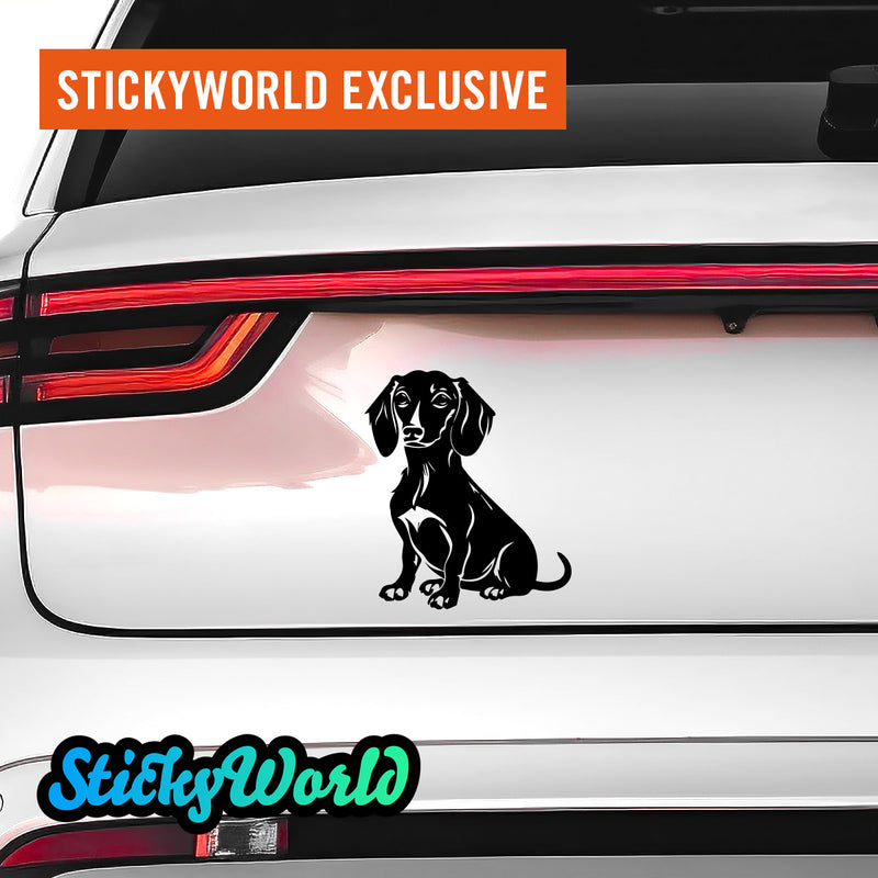 Dackel Hunde Sticker 2 StickyWorld Exclusive | Foliensticker