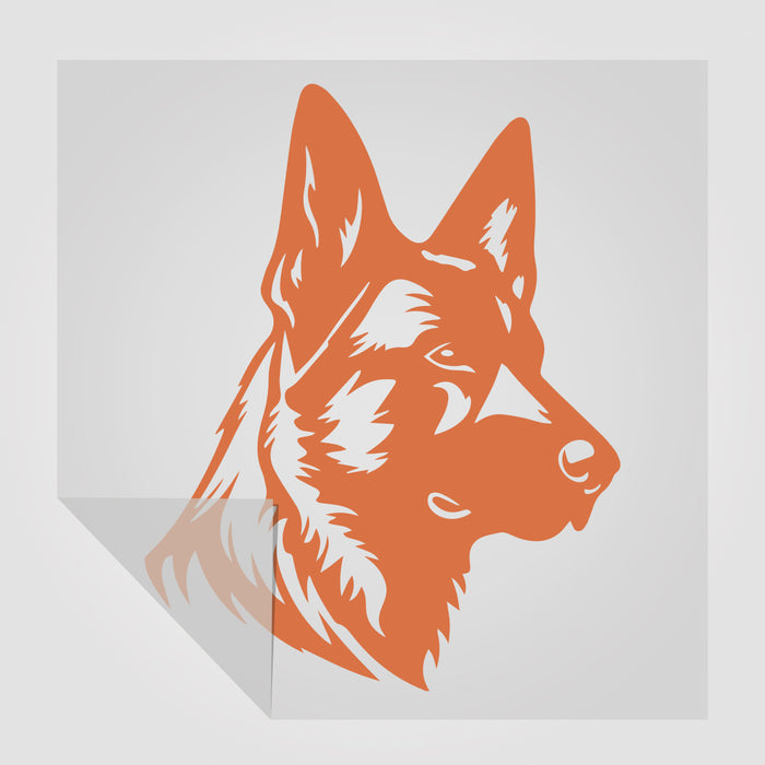 Schäferhund Motiv 2 Hunde Sticker StickyWorld Exclusive | Foliensticker