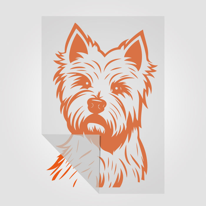 West Highland White Terrier Hunde Sticker StickyWorld Exclusive | Foliensticker