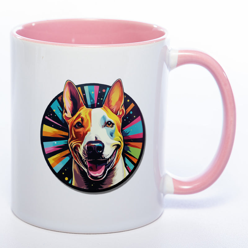 Mug Art Tasse mit Bullterrier Motiv 3 & wahlweise mit NAMEN - Kaffeetasse StickyWorld Exclusive
