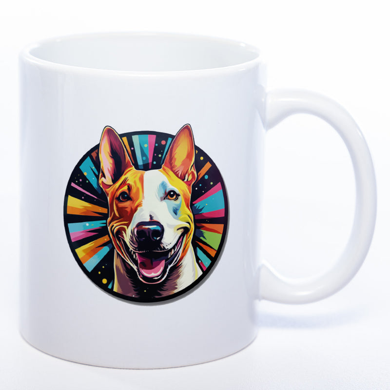 Mug Art Tasse mit Bullterrier Motiv 3 & wahlweise mit NAMEN - Kaffeetasse StickyWorld Exclusive