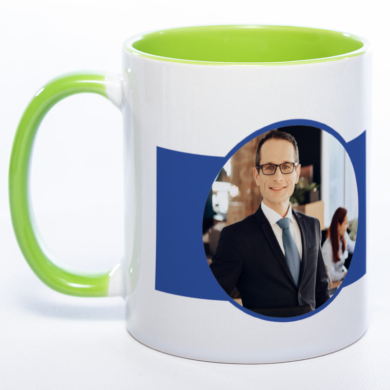 Tasse "Bester Chef" mit Foto (HD Druck) | Jetzt selbst gestalten! Spülmaschinenfest