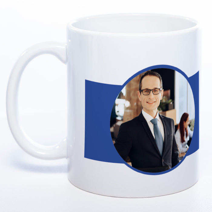 Tasse "Bester Chef" mit Foto (HD Druck) | Jetzt selbst gestalten! Spülmaschinenfest