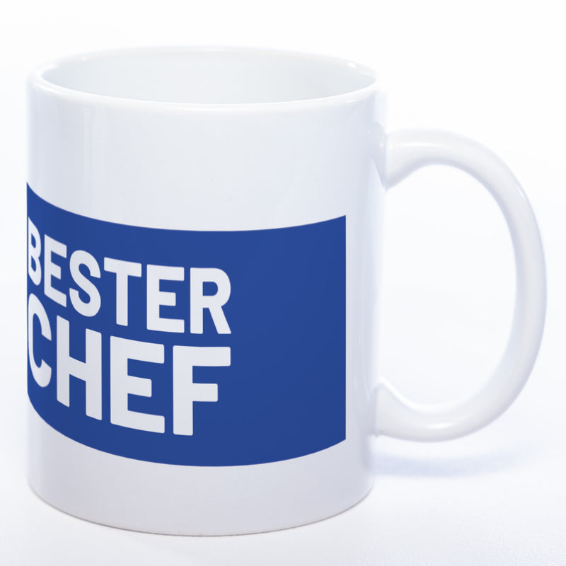 Tasse "Bester Chef" mit Foto (HD Druck) | Jetzt selbst gestalten! Spülmaschinenfest