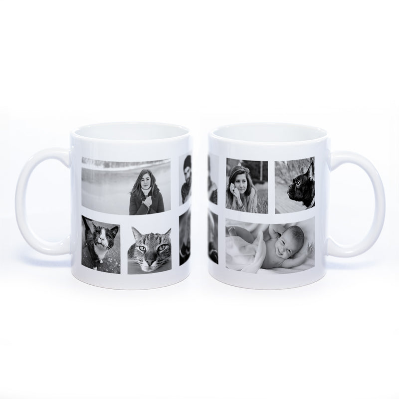 Collagentasse 2 - Deine Fotos als Collage spülmaschinenfest | Jetzt selbst gestalten!