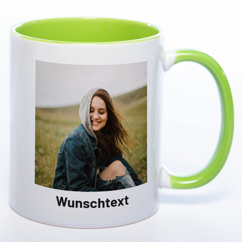 Tasse mit Foto und Text - spülmaschinenfest | Jetzt selbst gestalten!