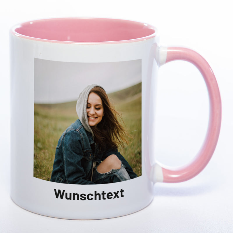 Tasse mit Foto und Text - spülmaschinenfest | Jetzt selbst gestalten!