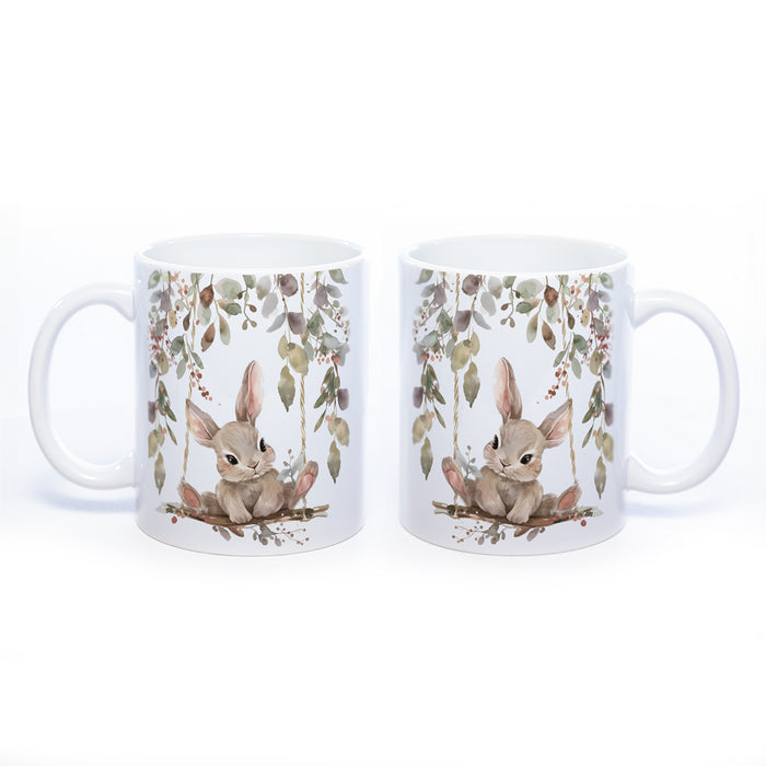 Motiv-Tasse Häschen- süße Kaffeetasse in vielen Farben - spülmaschinenfest