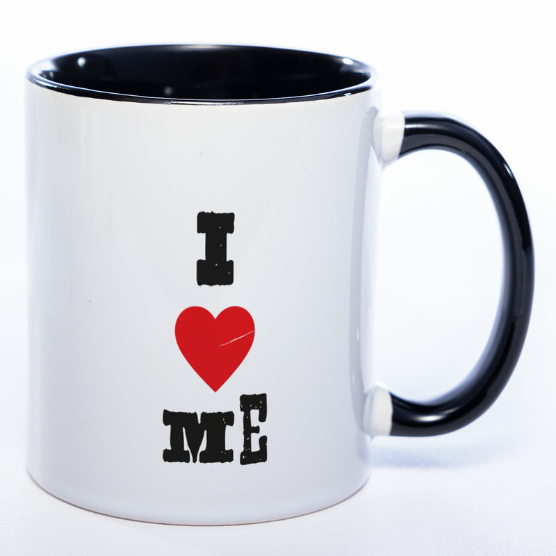 Spülmaschinenfeste Motiv - Tasse mit Spruch "I LOVE ME"