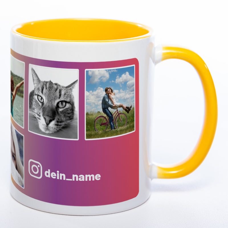 Dein Insta-Feed als Tasse spülmaschinenfest | Jetzt selbst gestalten!