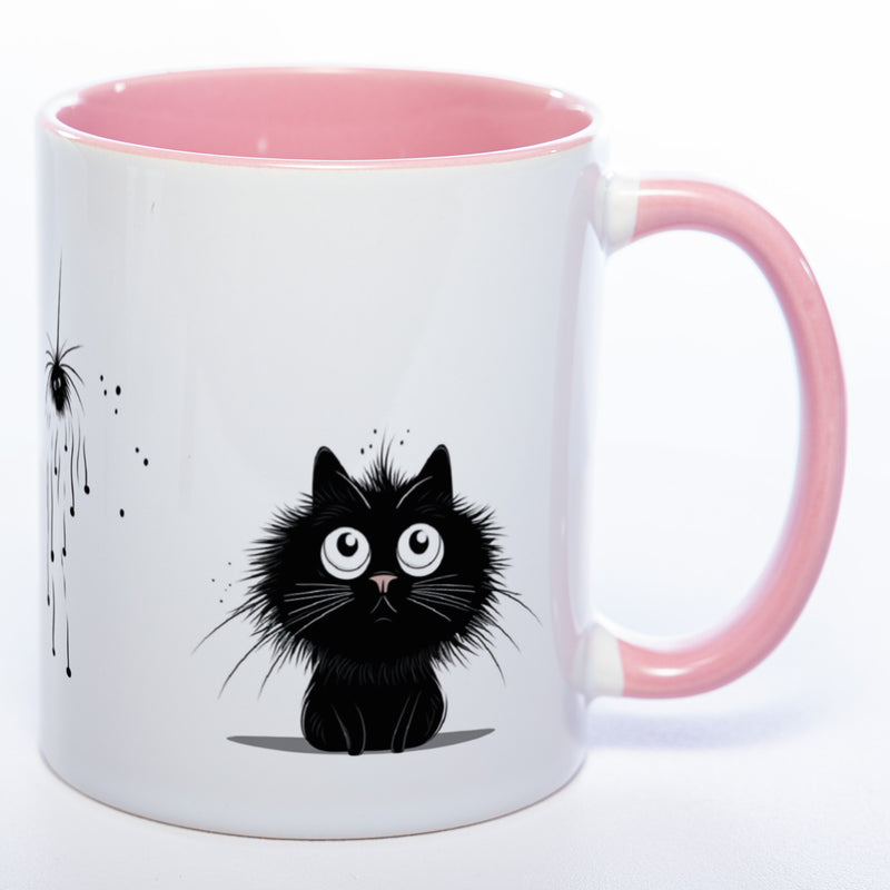 Katzen Motiv-Tasse  - süße Kaffeetasse in vielen Farben - Miezetasse spülmaschinenfest