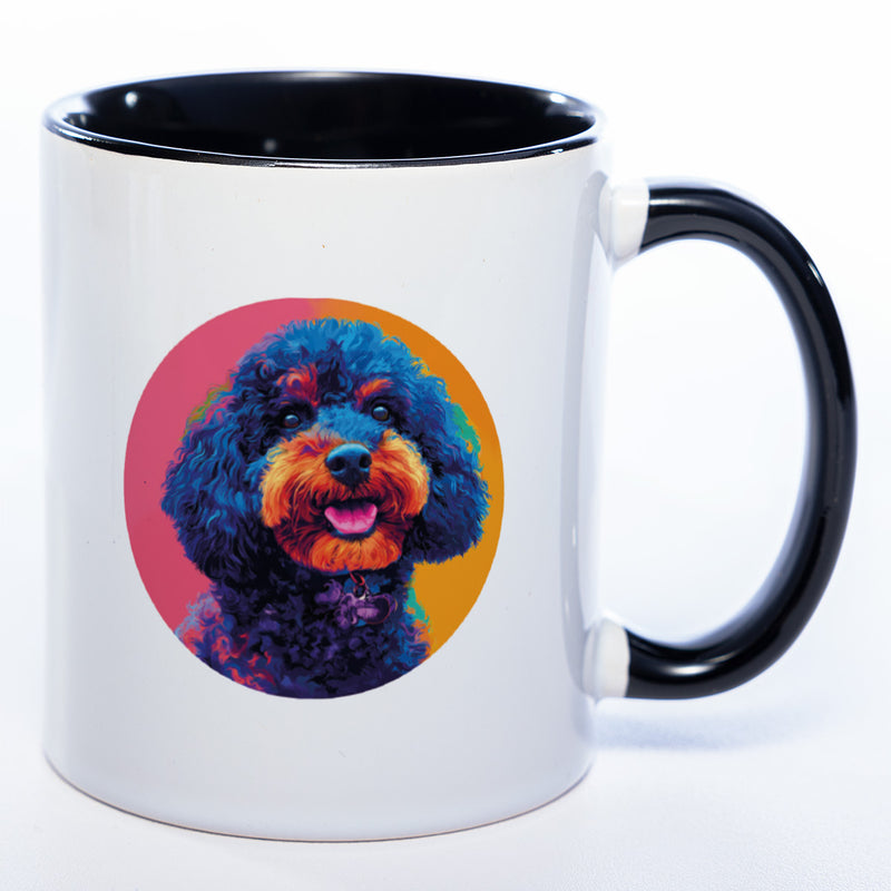 Mug Art Tasse mit Königspudel Motiv 2 & wahlweise mit NAME - Kaffeetasse StickyWorld Exclusive