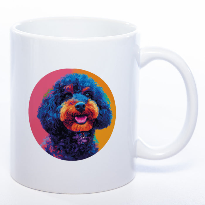 Mug Art Tasse mit Königspudel Motiv 2 & wahlweise mit NAME - Kaffeetasse StickyWorld Exclusive