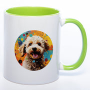Tasse auf Wunsch mit Name Lagottoromagnolo grün