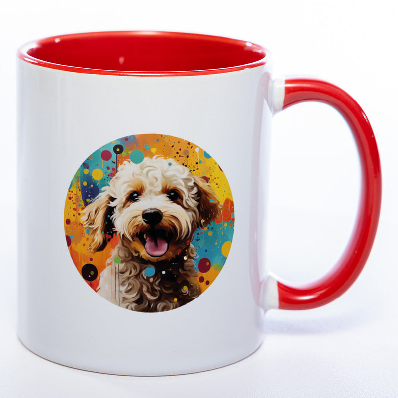 Tasse auf Wunsch mit Name Lagottoromagnolo rot