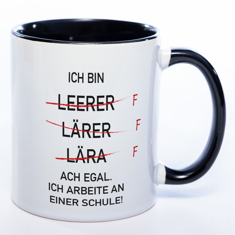 Lehrer-Tasse - lustige Kaffeetasse mit eigenem Foto- spülmaschinenfest