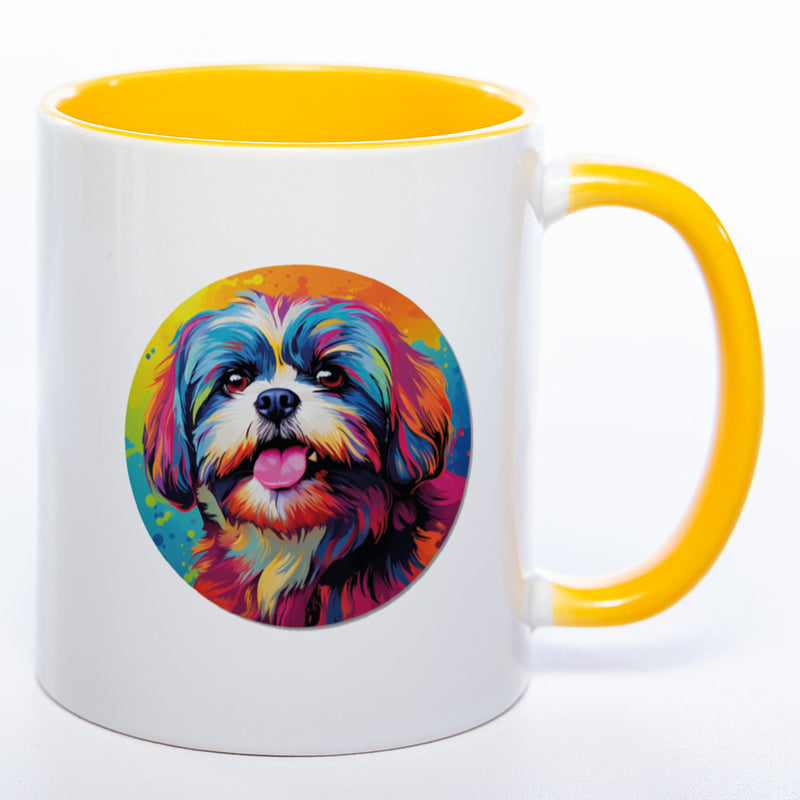 Mug Art Tasse mit Shih Tzu wahlweise mit NAMEN- Kaffeetasse StickyWorld Exclusive