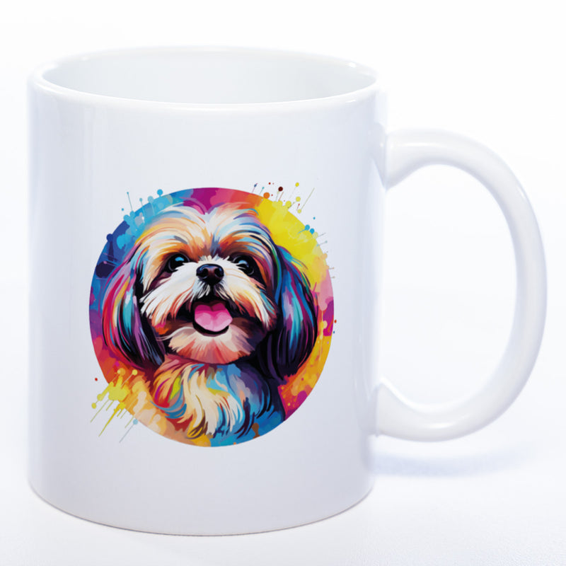 Mug Art Tasse mit Shih Tzu Motiv 2 & wahlweise mit NAMEN - Kaffeetasse StickyWorld Exclusive