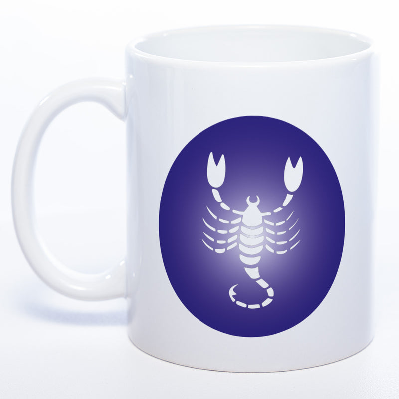 Sternzeichen -Tasse mit Namen und Geburtsdatum - spülmaschinenfest