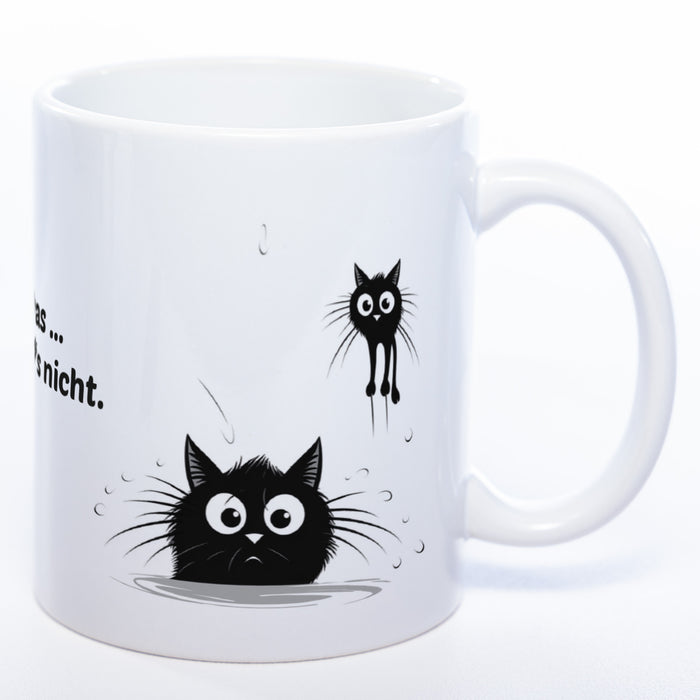 Egal was ... ich wars nicht - spülmaschinenfeste Katzen Motiv-Tasse - süße Kaffeetasse in vielen Farben