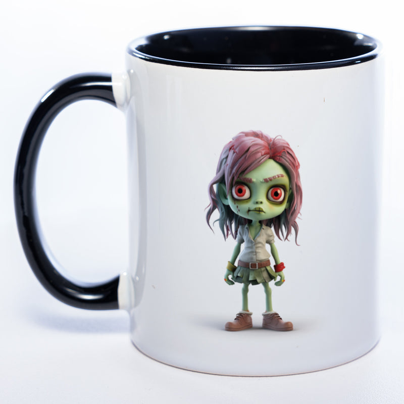 Zombie Mädchen - exclusive Kaffeetasse spülmaschinenfest