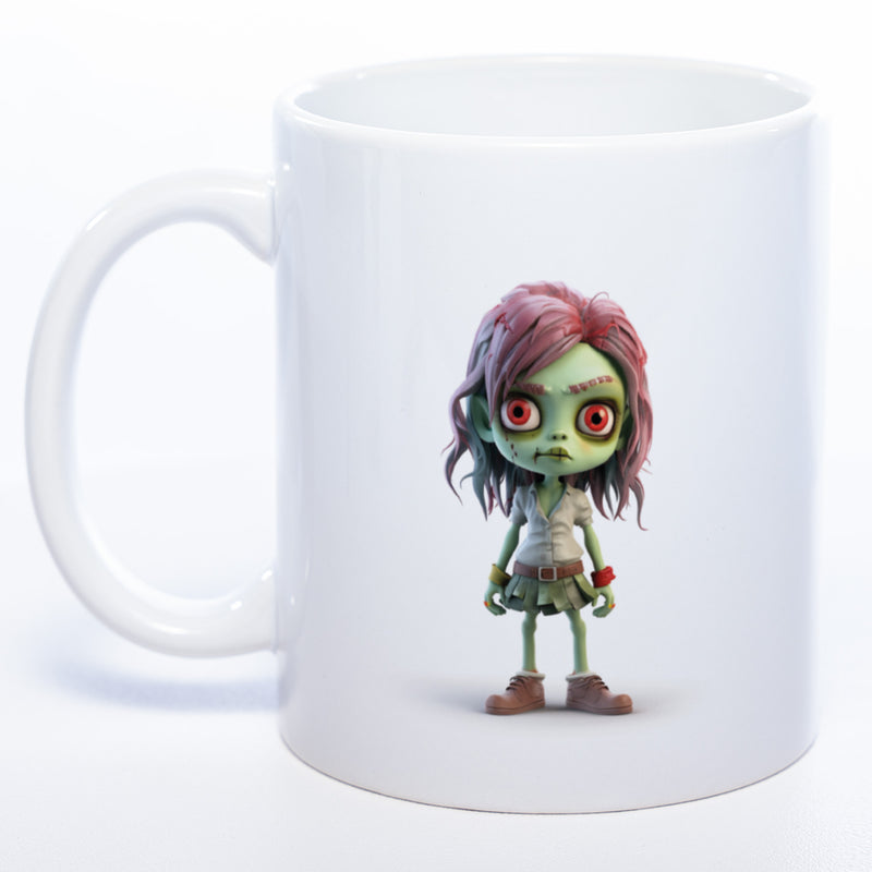 Zombie Mädchen - exclusive Kaffeetasse spülmaschinenfest