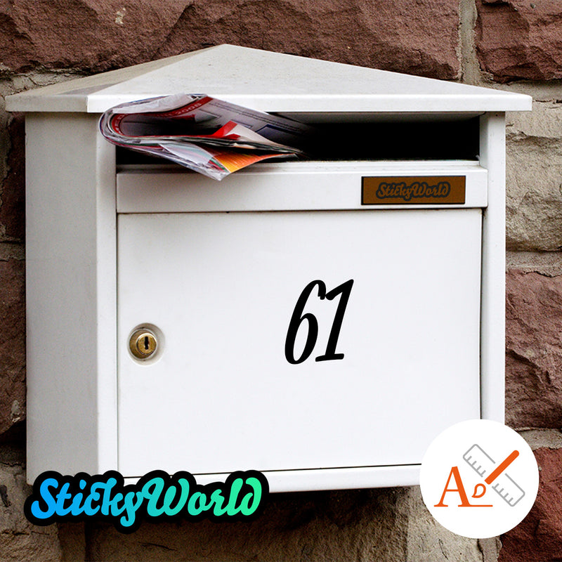 Buchstabe oder Zahl nach Wahl in SONDERFARBEN - Höhe 10 cm ab 2,50 €