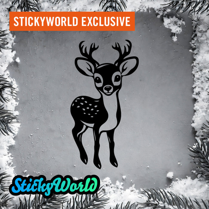 Rehkitz StickyWorld Exclusive | Foliensticker in 3 Größen