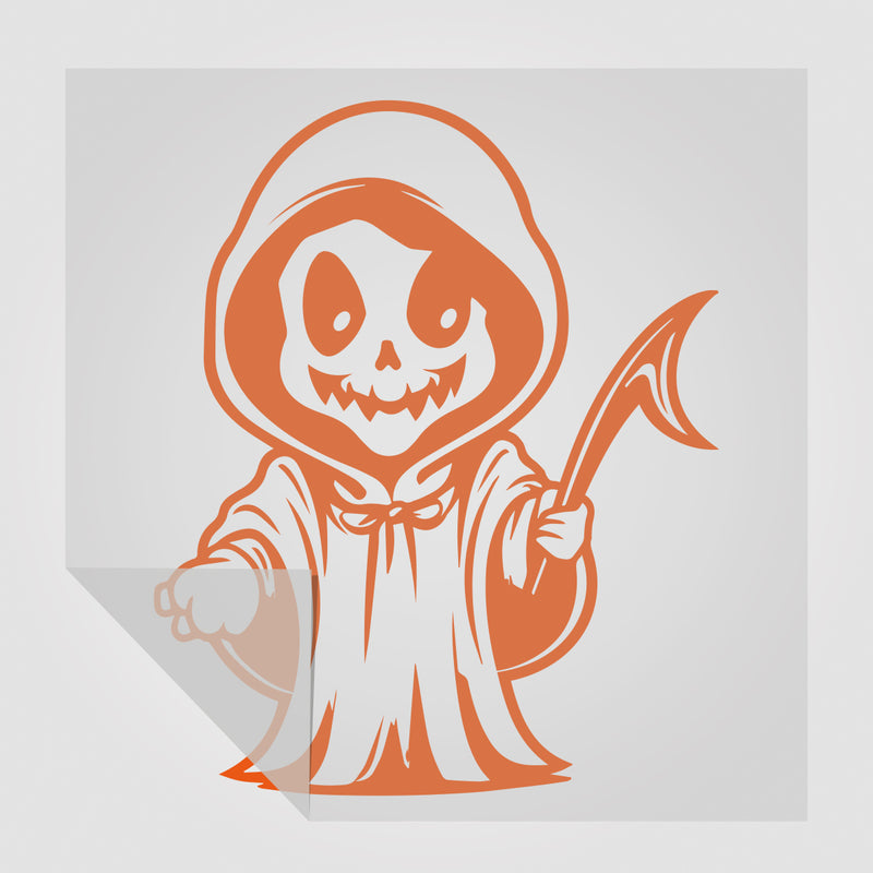 Niedlicher Sensenmann 2  StickyWorld Exclusive Halloween Sticker | Foliensticker