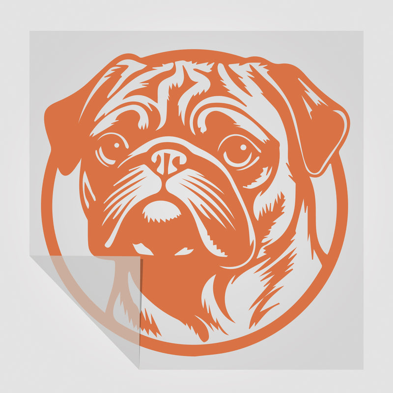 Mops Hunde Sticker StickyWorld Exclusive | Foliensticker