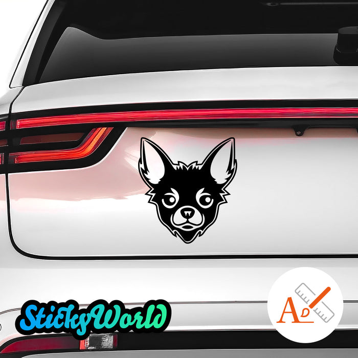 Chihuahua Motiv 2 Hunde Sticker StickyWorld Exclusive | Foliensticker