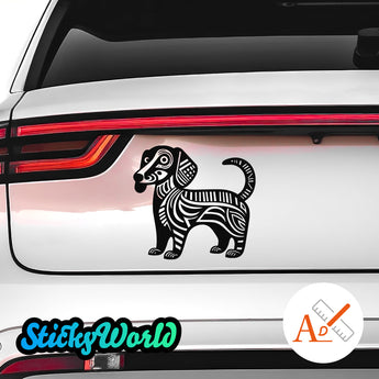 Dackel Art Design Hunde Sticker StickyWorld Exclusive | Foliensticker