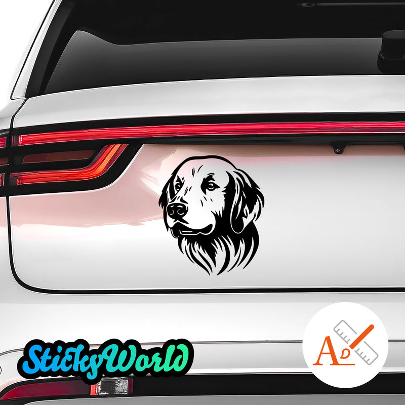 Golden Retriever Motiv 2 - Hunde Sticker StickyWorld Exclusive | Foliensticker