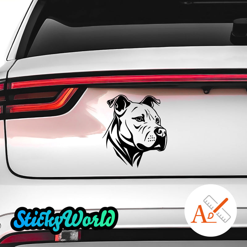Pitbull Hunde Sticker StickyWorld Exclusive | Foliensticker