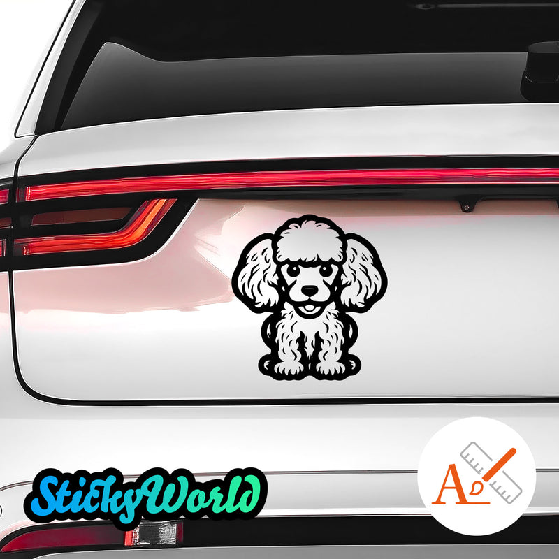 Pudel Hunde Sticker StickyWorld Exclusive | Foliensticker