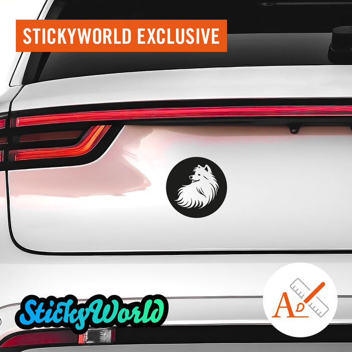 Spitz Motiv 4 - Hunde Sticker  StickyWorld Exclusive | Foliensticker