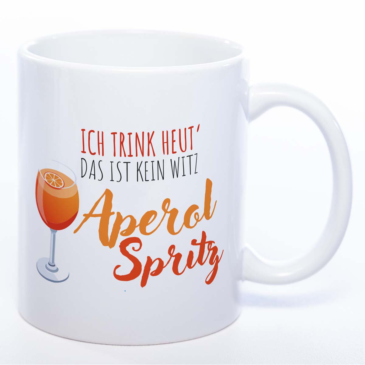 Lustige Tasse „Ich trink heut', das ist kein Witz