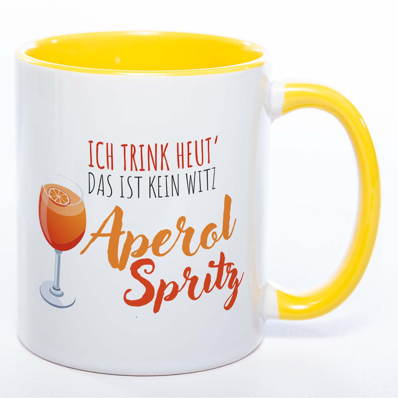 Lustige Tasse „Ich trink heut’, das ist kein Witz - Aperol Spritz“