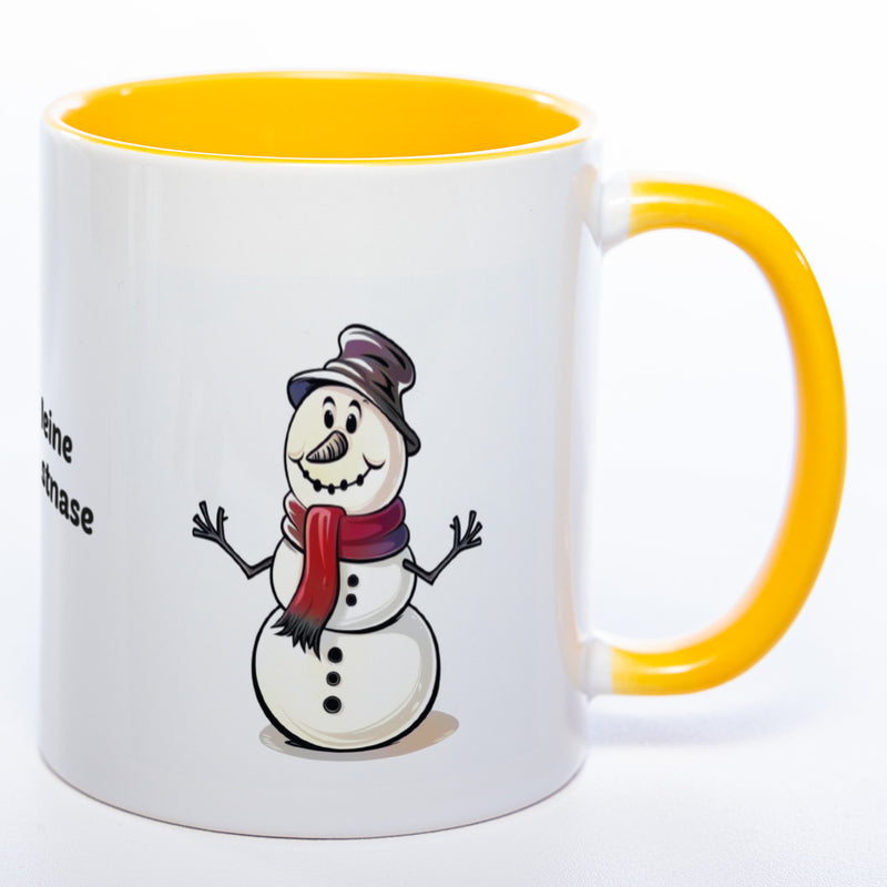 Meine Frostnase mit Wunschnamen - süße Kaffeetasse zu Weihnachten - spülmaschinenfest