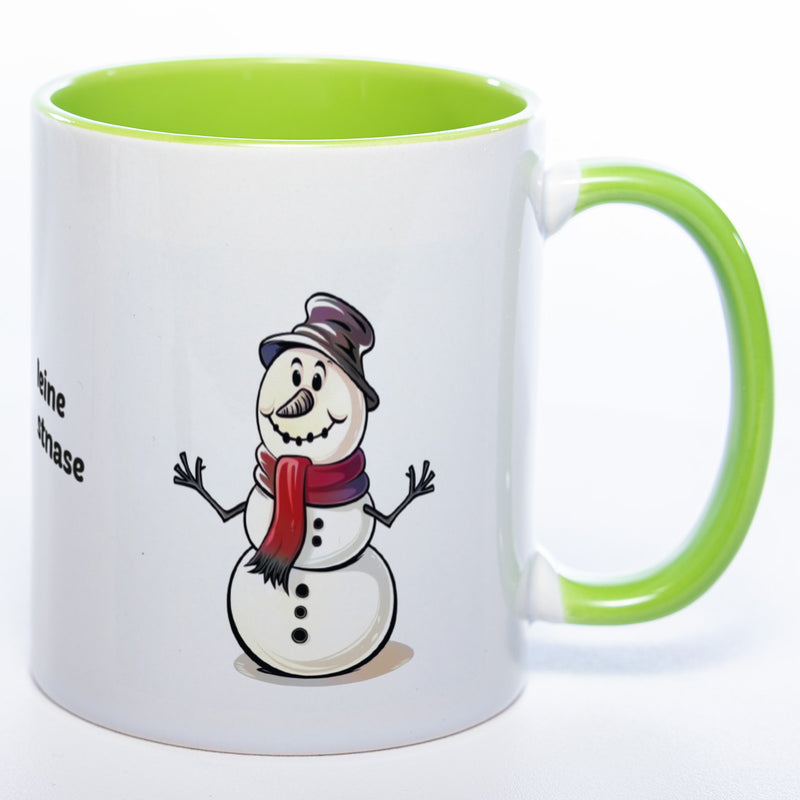 Meine Frostnase mit Wunschnamen - süße Kaffeetasse zu Weihnachten - spülmaschinenfest