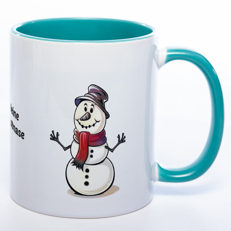 Meine Frostnase mit Wunschnamen - süße Kaffeetasse zu Weihnachten - spülmaschinenfest