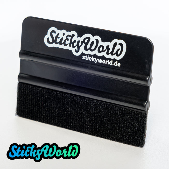 SET Rakel + Oberflächen Reinigungstuch | StickyWorld Original