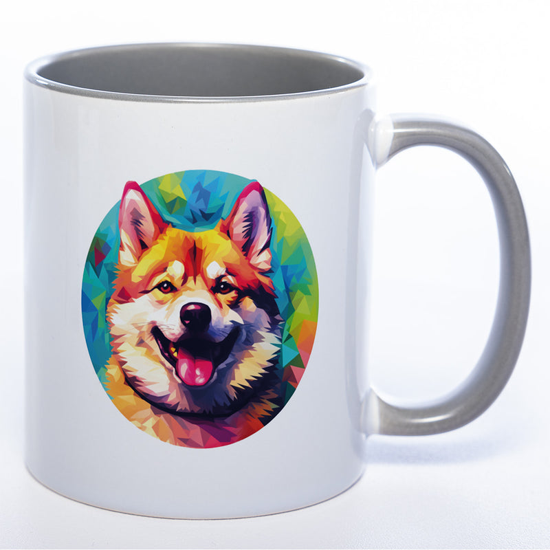 Mug Art Tasse mit Akita & wahlweise mit NAMEN- Kaffeetasse StickyWorld Exclusive
