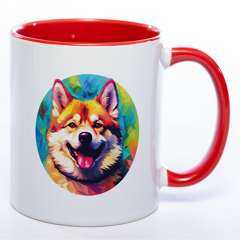 Mug Art Tasse mit Akita & wahlweise mit NAMEN- Kaffeetasse StickyWorld Exclusive