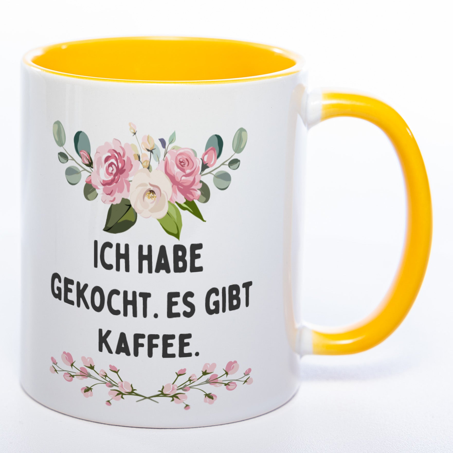 Lustige Kaffeetasse Mit Spruch „Blöde Kackscheiße“ – Beidseitig Bedruckt, Spülmaschinenfest, Schwarz