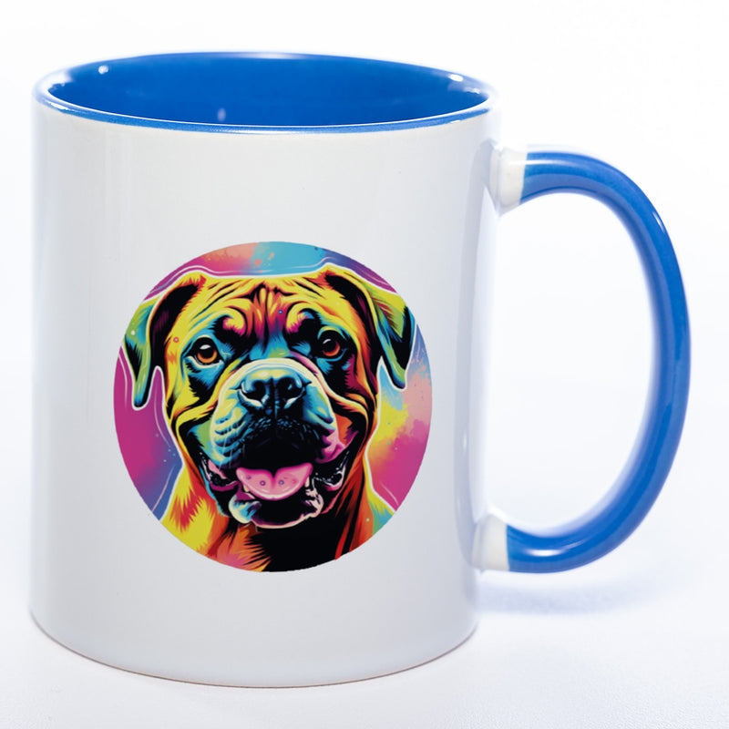 Mug Art Tasse mit Boxer & wahlweise mit NAMEN - Kaffeetasse StickyWorld Exclusive