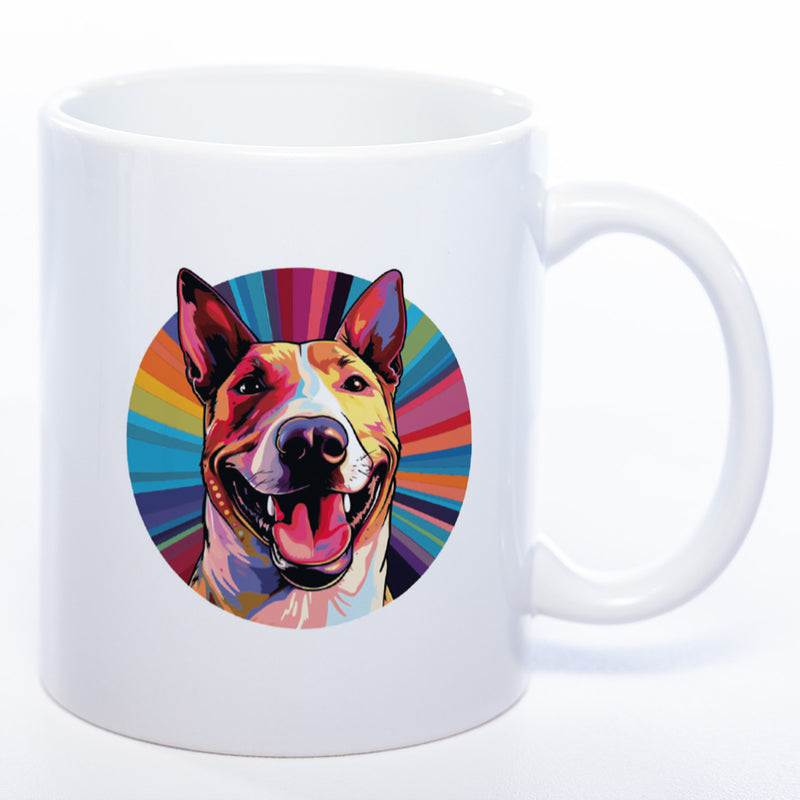 Mug Art Tasse mit Bullterrier Motiv & wahlweise mit NAMEN- Kaffeetasse StickyWorld Exclusive